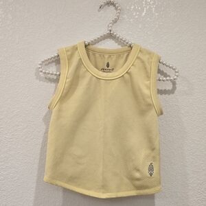 Free People Free Throw Muscle Tank Size XS/S Yellow